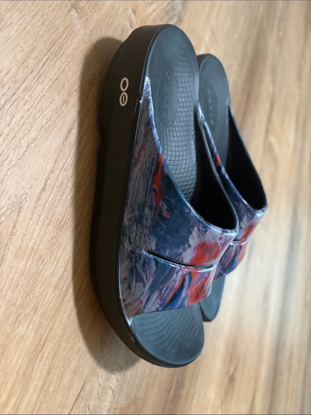 NWOT Oofos OOahh Slide Ltd Shoes Canyon Sunlight W9 - $80 Rt - Picture 3 of 5